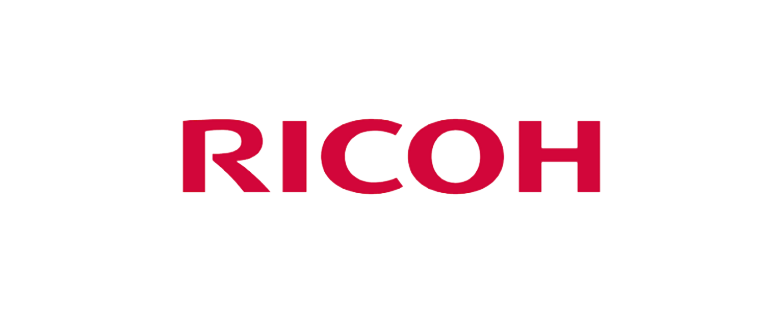 Ricoh logo representing commercial printers and office printing solutions
