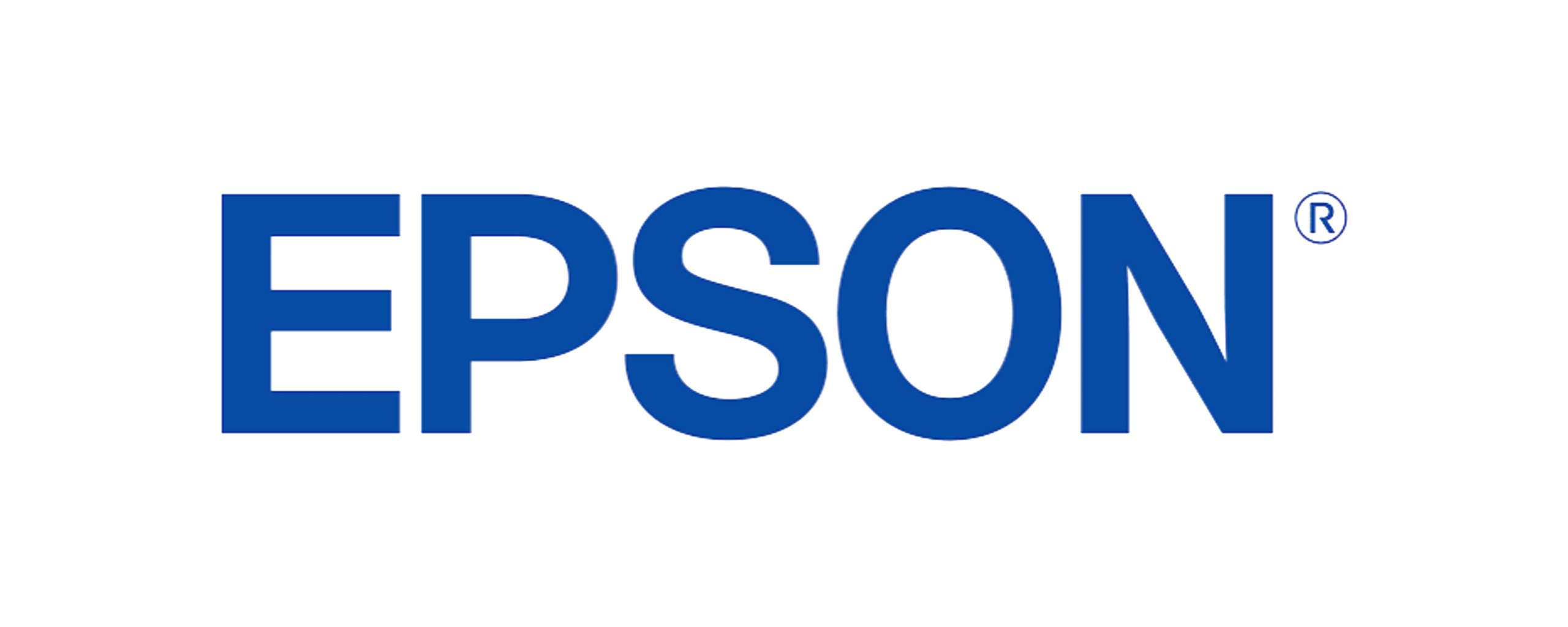 Epson logo representing printer technology and commercial printing solutions