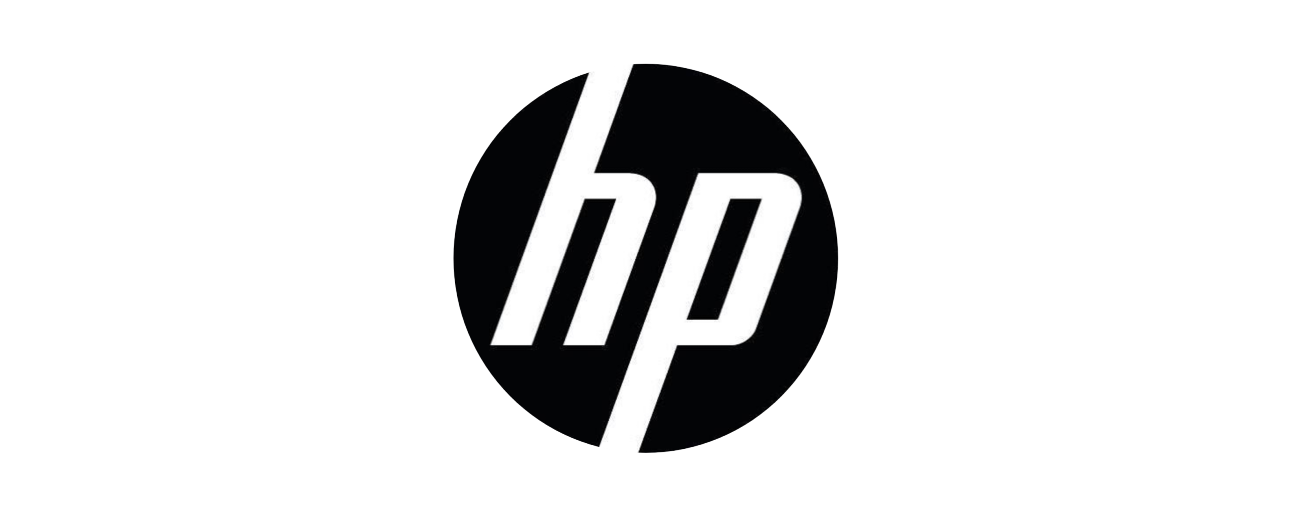 HP logo representing commercial printing solutions and printer services